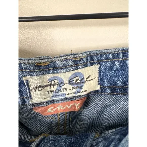 Free People Crvy Under Construction 90s Cargo Utility Wide Leg Slouchy Jeans - Picture 5 of 8